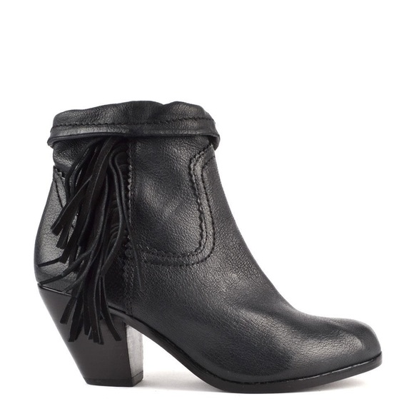 Sam Edelman Louie Fringe Booties - Picture 1 of 3